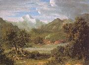 Joseph Anton Koch The Lauterbrunnen Valley oil painting artist